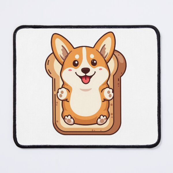 Item preview, A dog on a slice of bread designed and sold by shoscha.