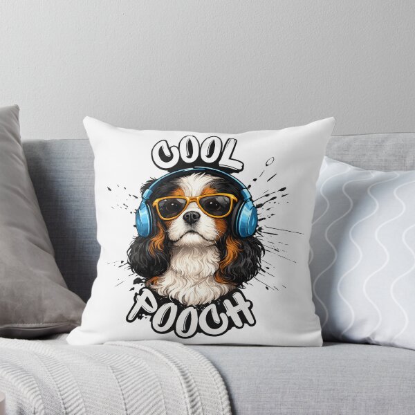 Item preview, Pooch Cavalier King Charles Spaniel T-Shirt: Dog Lover Graphic Tee designed and sold by OlliewoodTs.