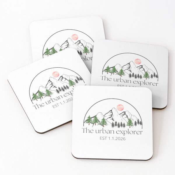 Item preview, The Urban Explorer - Minimalist Mountain & Pink Moon Aesthetic designed and sold by The Urban Explorer.