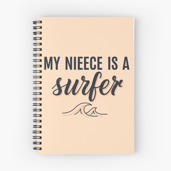 Item preview, My Niece Is a Surfer – Surf Family Typography Design designed and sold by Sea Gem.