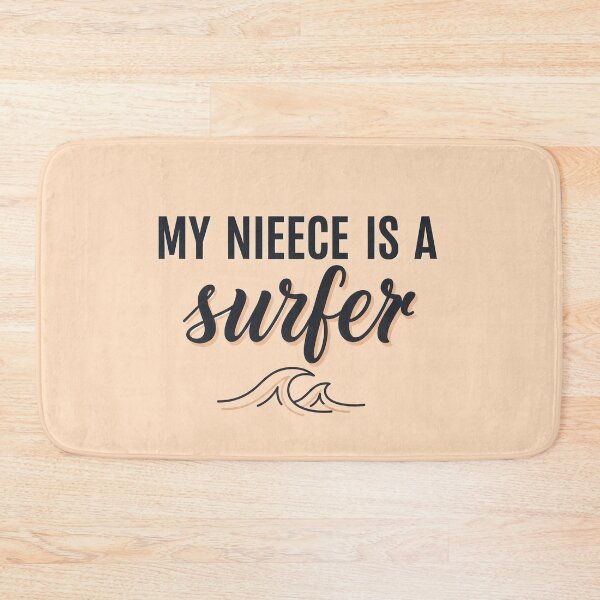 Item preview, My Niece Is a Surfer – Surf Family Typography Design designed and sold by Sea Gem.