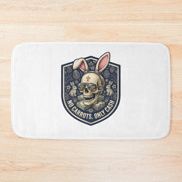 Item preview, No Carrots Only Cash Shirt – Bunny Skull Money Streetwear Tee designed and sold by relso.