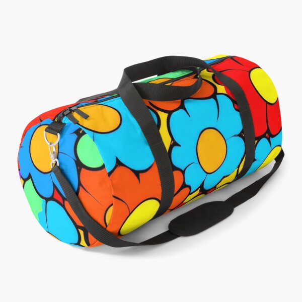 Item preview, Retro 1960's Hippie Colorful Vibrant Floral Art Designs designed and sold by DEC02.