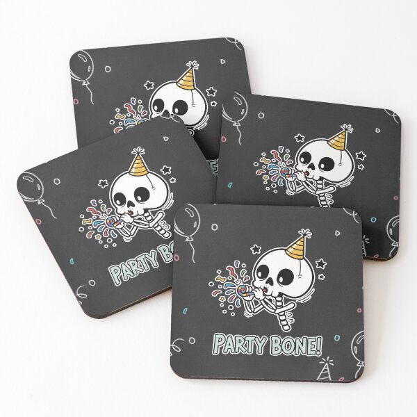 Item preview, Party Bone! Funny Skeleton Spooky Festive Cartoon designed and sold by Taridesign.