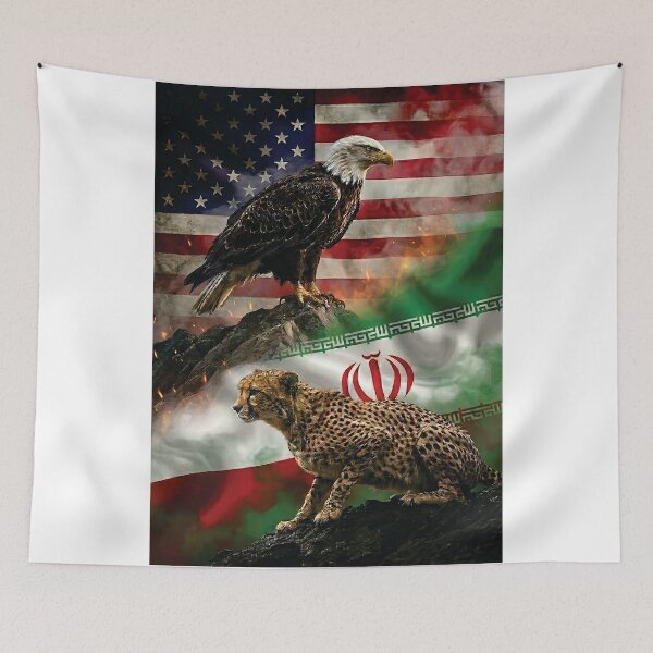 Item preview, USA VS IRAN III - WHITE designed and sold by Marlon Oseguera.