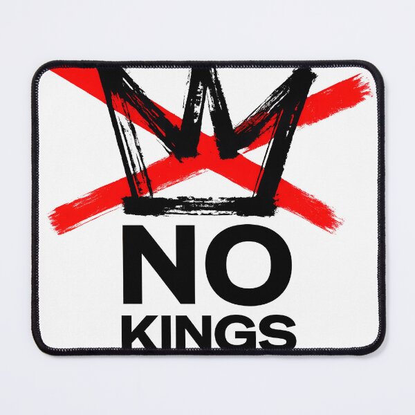 Item preview, No Kings – Bold Anti-Authority Graphic Design (Transparent Background) designed and sold by ravinduyas.