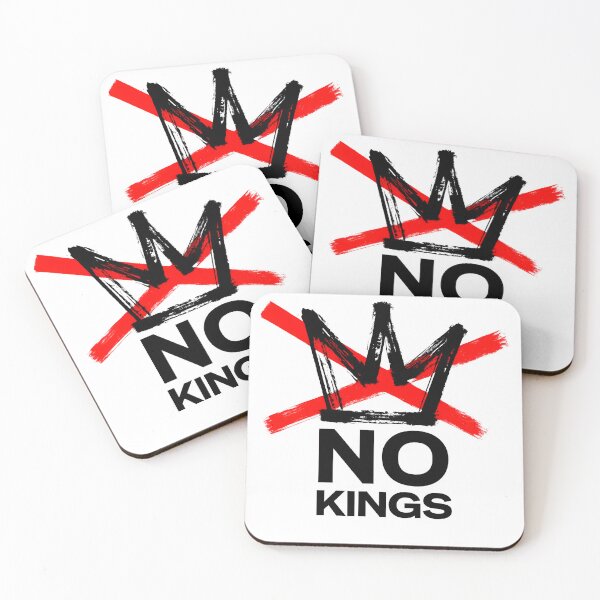 Item preview, No Kings – Bold Anti-Authority Graphic Design (Transparent Background) designed and sold by ravinduyas.