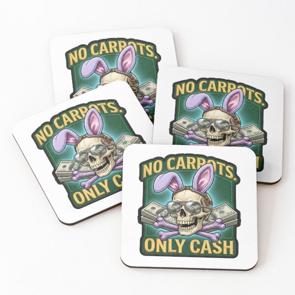 Item preview, Bunny Cash Skull Shirt – No Carrots Only Cash Graphic Tee designed and sold by relso.