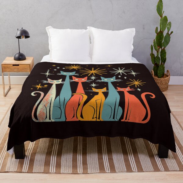 Item preview, Cat Mid Century Modern Cats Kitten designed and sold by valery-kenz.