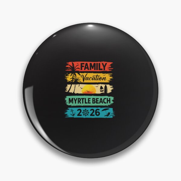Item preview, Vintage Myrtle Beach Vacation 2026 Family Trip Matching Summer Travel Group designed and sold by kiralynstration.