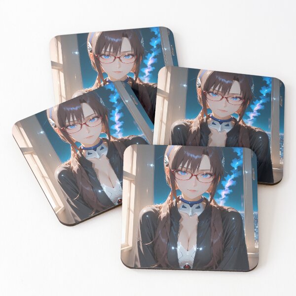 Item preview, Makinami Mari Illustrious Anime Evangelion Night City Balcony Glow designed and sold by TanglenRabbit.
