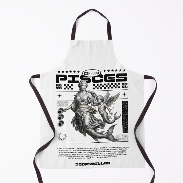 Item preview, Pisces Streetwear Graphic - Greek Mythology Origins designed and sold by ShopStellar.