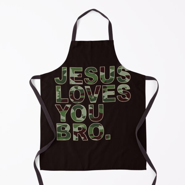 Item preview, Camo Jesus Loves You Bro Christian Faith designed and sold by valery-kenz.