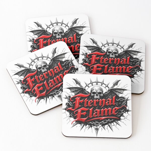 Item preview, Eternal Flame - Gothic Skull & Heavy Metal Art designed and sold by Verdezeus86 .