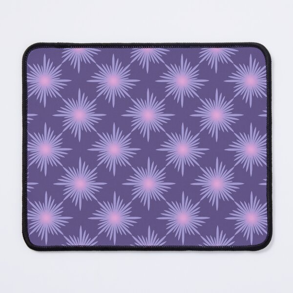 Item preview, Seamless Purple Floral Starburst Pattern on Dark Background designed and sold by Studiohgood.