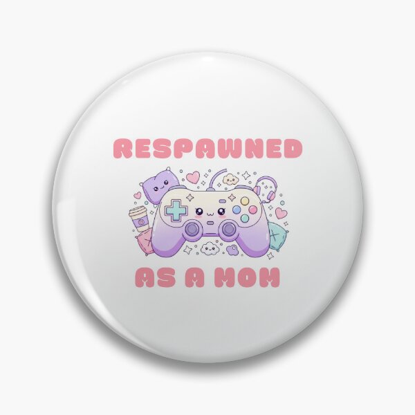 Item preview, Cute Kawaii Pastel Respawned As A Mom With A Soft Pastel Game Controller designed and sold by Tiny Zoom.