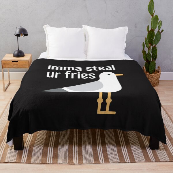 Item preview, Imma Steal Your Fries Funny Meme Quote Retro Aesthetic designed and sold by kiralynstration.