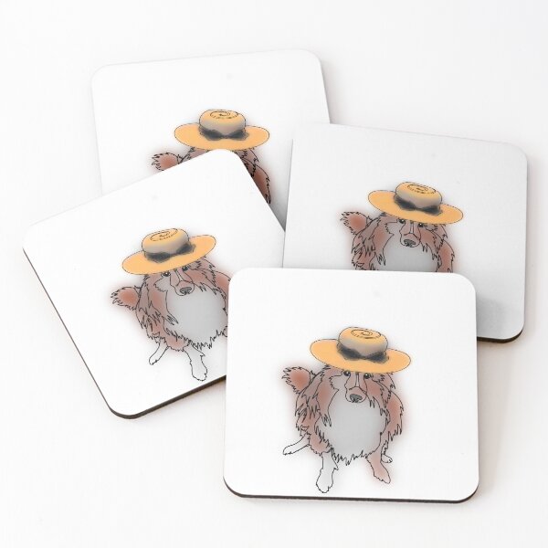 Item preview, Josh the Sheltie in a sun Hat – animalzinhats designed and sold by Ashley’sAnimalz.