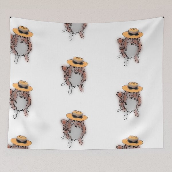 Item preview, Josh the Sheltie in a sun Hat – animalzinhats designed and sold by Ashley’sAnimalz.