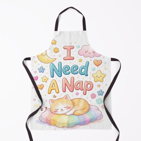 Item preview, Cute Sleeping Cat I Need A Nap Kawaii Aesthetic Design designed and sold by Sanika arts .