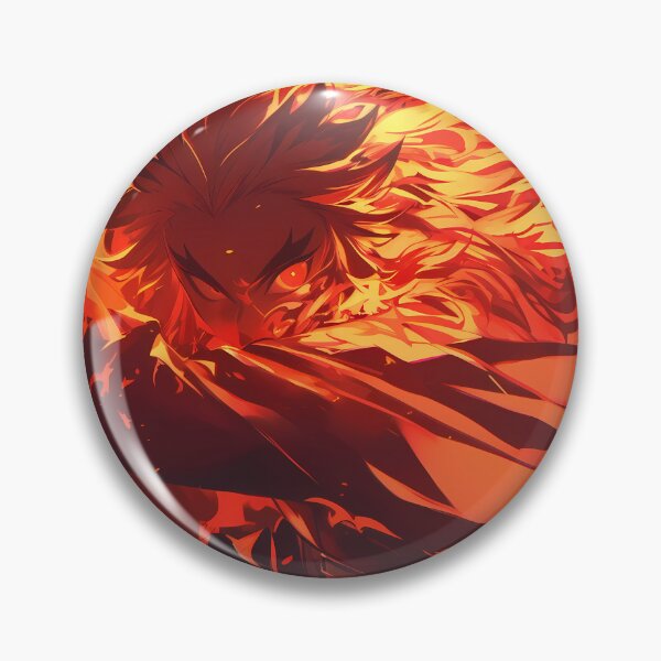 Item preview, Kyojuro Rengoku Demon Slayer Crimson Flame Rush designed and sold by TanglenRabbit.
