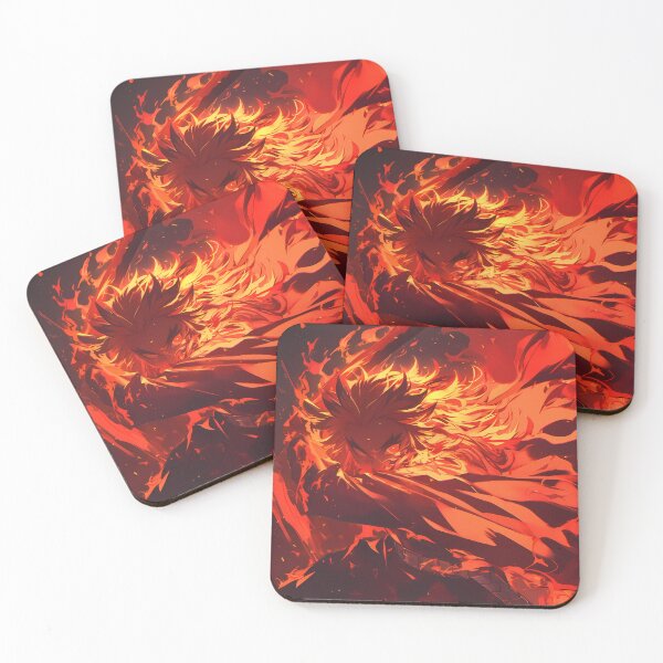Item preview, Kyojuro Rengoku Demon Slayer Crimson Flame Rush designed and sold by TanglenRabbit.
