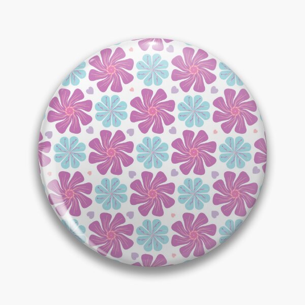 Item preview, Patrón floral adorable sin costuras con fondo de flores rosas y azules designed and sold by Studiohgood.