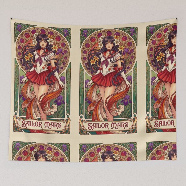 Item preview, Sailor Mars Mucha Style designed and sold by Solace Sparkles.