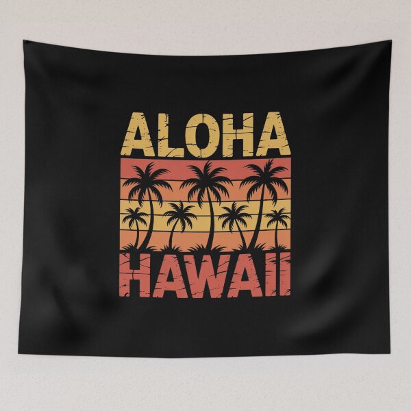 Item preview, Aloha Hawaii Palm Tree Tropical Hawaiian Island  designed and sold by Rrettgison.