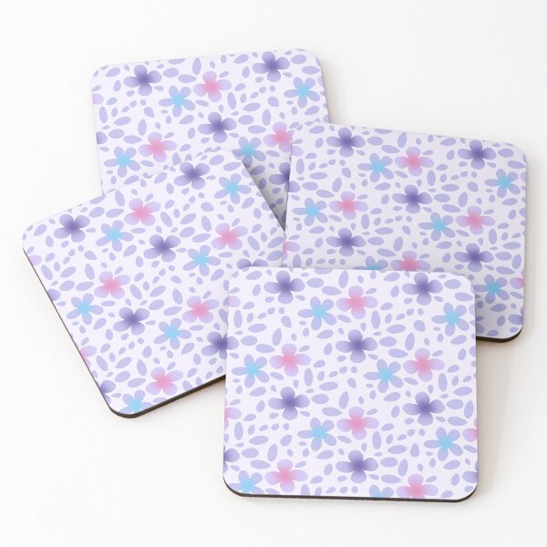 Item preview, Seamless Pastel Gradient Floral Pattern with Soft Abstract Shapes Background designed and sold by Studiohgood.