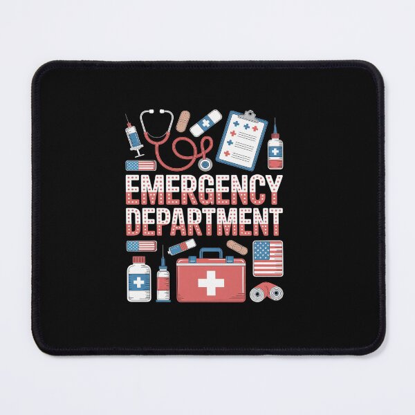 Item preview, Emergency Department ER Nurse Happy Independence Day designed and sold by Rrettgison.