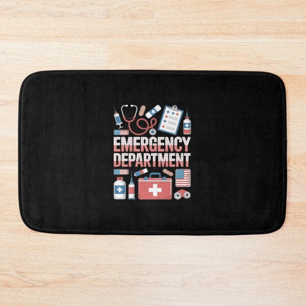 Item preview, Emergency Department ER Nurse Happy Independence Day designed and sold by Rrettgison.