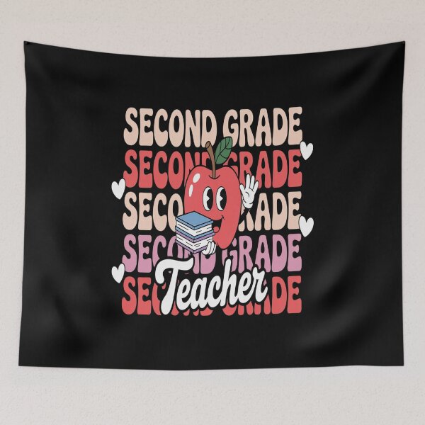 Item preview, Groovy Apple Second Grade Teacher Women Valentine's Day designed and sold by Rrettgison.