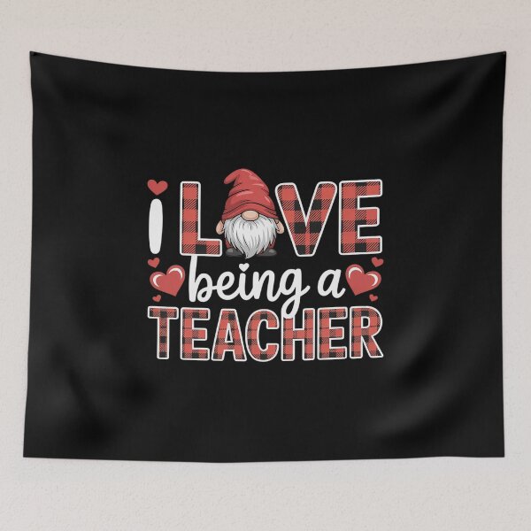 Item preview, I Love Being A Teacher Gnome Valentine's Day Teacher designed and sold by Rrettgison.