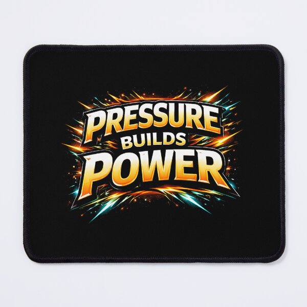 Item preview, pressure builds power motivational gym decor designed and sold by SoulFlex.