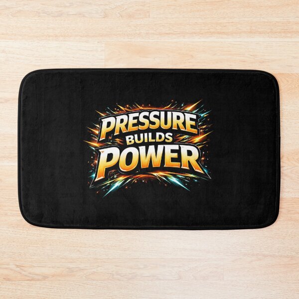 Item preview,  pressure builds power motivational gym decor designed and sold by SoulFlex.