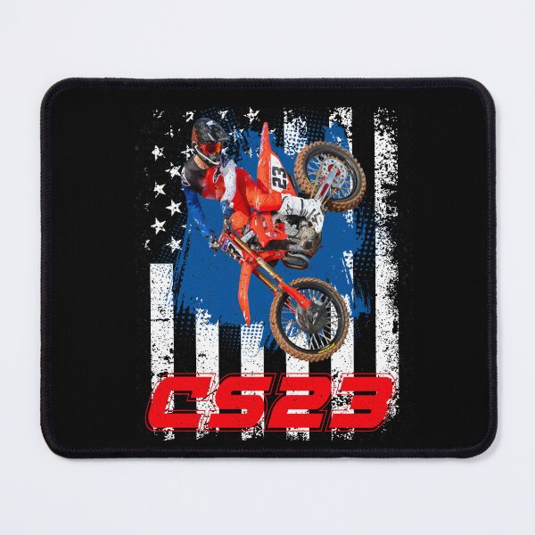 Item preview, Motocross Rider USA Flag CS23 Racing designed and sold by FroggyBaBoy.