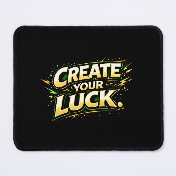 Item preview, create your luck bold y2k retro streetwear motivational graphic tee designed and sold by SoulFlex.