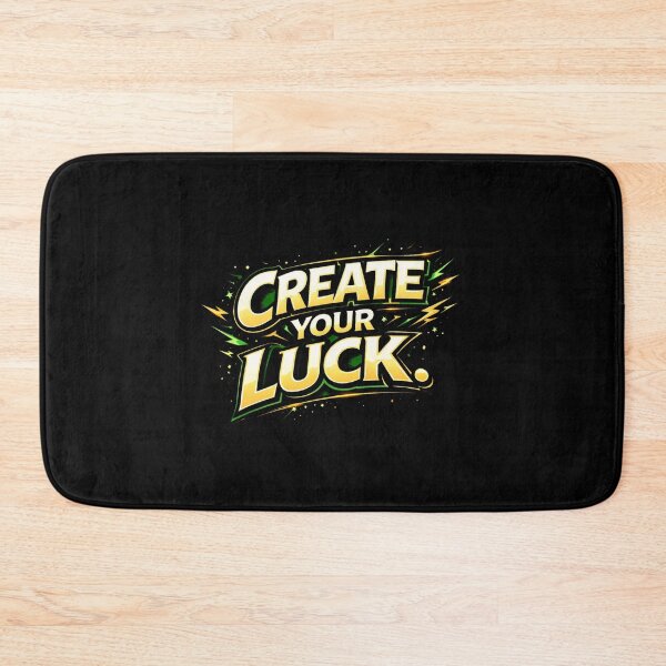 Item preview, create your luck bold y2k retro streetwear motivational graphic tee designed and sold by SoulFlex.