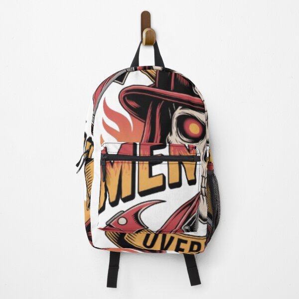Item preview, Mentally Overloaded Skull Firefighter Graphic Streetwear Design designed and sold by NewUSShop.