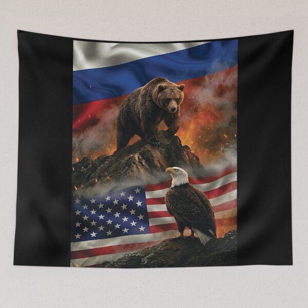 Item preview, RUSSIA VS USA - BLACK designed and sold by Marlon Oseguera.