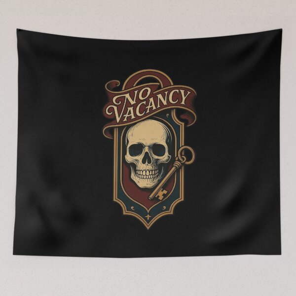 Item preview, No Vacancy Skulls – Skull Design, Skull Illustration, Skull Art, Skeleton, Gothic Skull, Tattoo Style, Dark Art, Anatomy Skull, Graphic Skull designed and sold by Typologystudios.