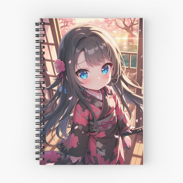 Item preview, Mai Sakurajima Bunny Girl Senpai Cherry Blossom Kimono Chibi designed and sold by TanglenRabbit.