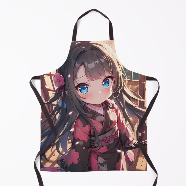 Item preview, Mai Sakurajima Bunny Girl Senpai Cherry Blossom Kimono Chibi designed and sold by TanglenRabbit.