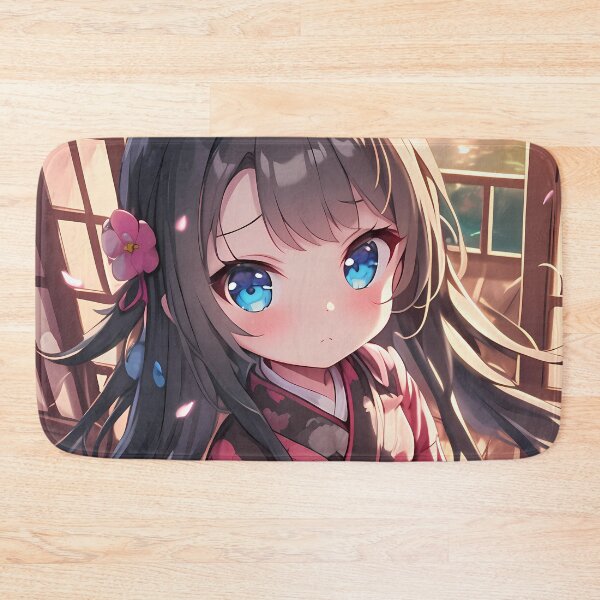 Item preview, Mai Sakurajima Bunny Girl Senpai Cherry Blossom Kimono Chibi designed and sold by TanglenRabbit.