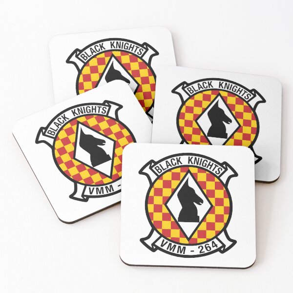 Item preview, VMM-264 Black Knights Military Squadron Emblem designed and sold by CharlieDesings.