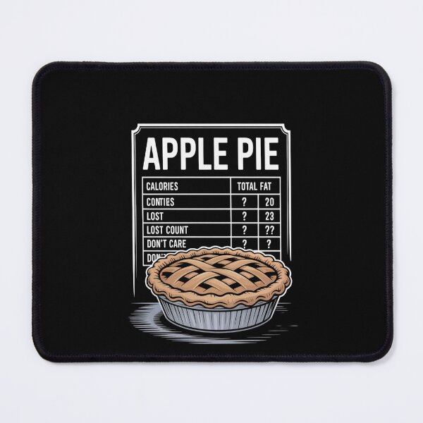 Item preview, Apple Pie Nutrition Facts Funny Thanksgiving Christmas Food copy designed and sold by TeamLequid.