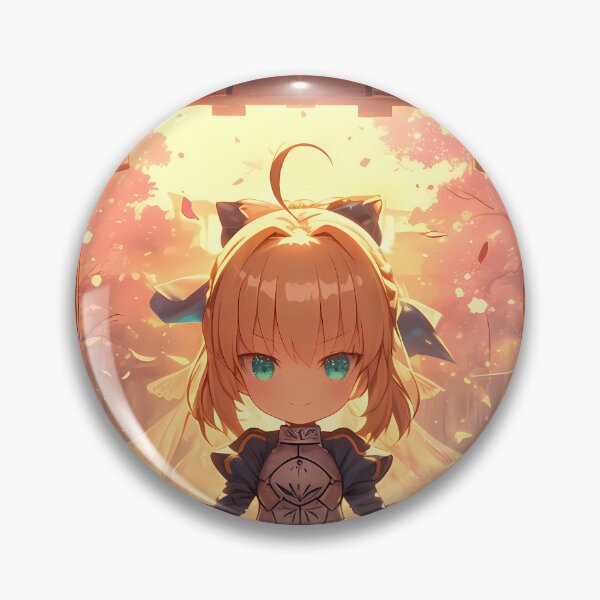 Item preview, Saber Bride Fate Grand Order Golden Shrine Chibi designed and sold by TanglenRabbit.
