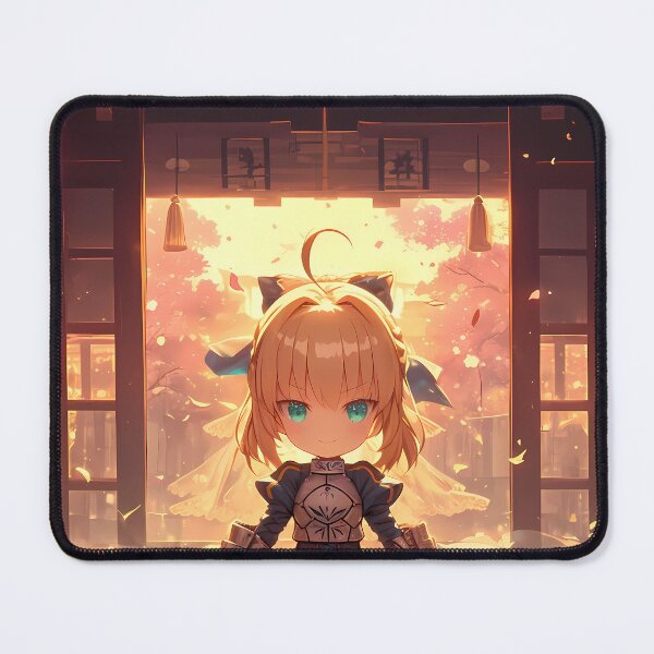 Item preview, Saber Bride Fate Grand Order Golden Shrine Chibi designed and sold by TanglenRabbit.