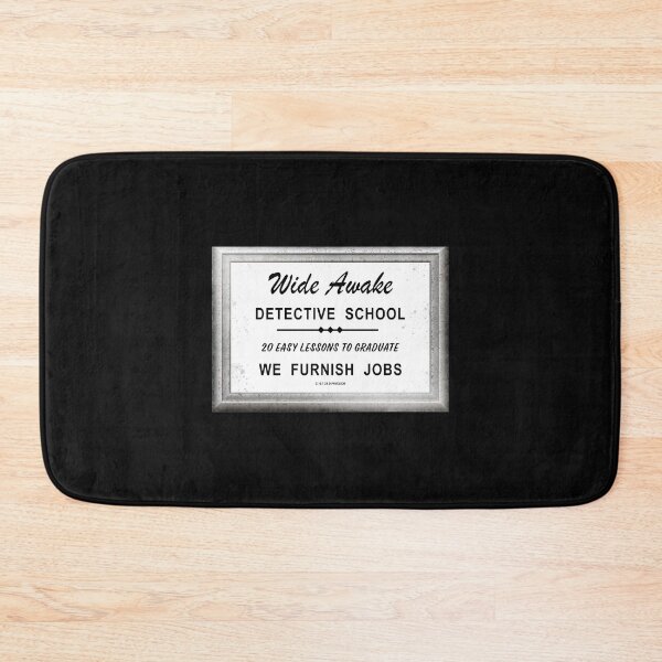 Item preview, Wide Awake Detective School designed and sold by Normbot2000.